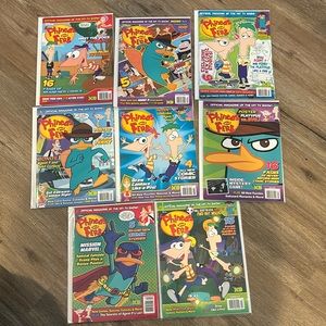 8 Phineas and Ferb Collectible Magazines!